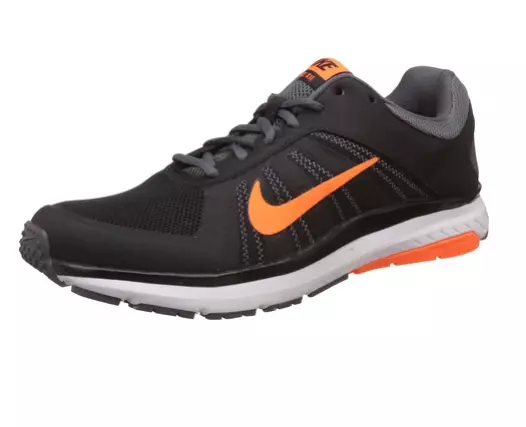 NIKE MEN&#039;S DART MSL BLACK, TOTAL ORANGE AND DARK GREY RUNNING SHOES | eBay