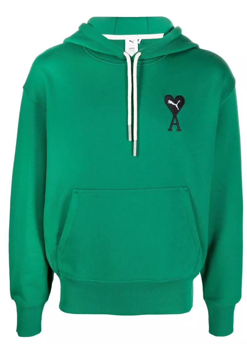 Ami paris online hoodie green
