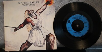 SPANDAU BALLET ''HIGHLY STRUNG''  45 rpm VINYL SINGLE 1984 VG+