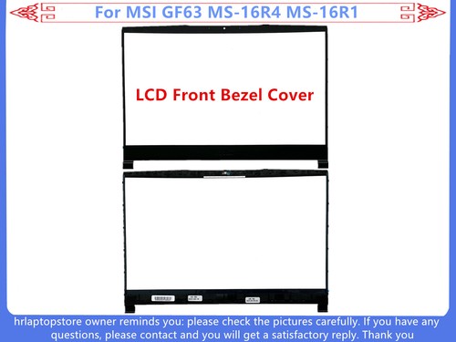 Coque arrière LCD / lunette / repose paumes / coque inférieure / charnière pour MSI GF63 MS-16R1 16r8 - Photo 3/10