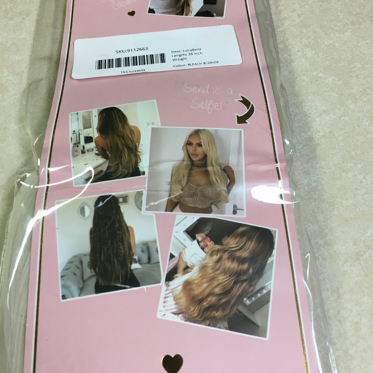 Lulla Bellz Premium Clip-in Synthetic Hair Extension 26 