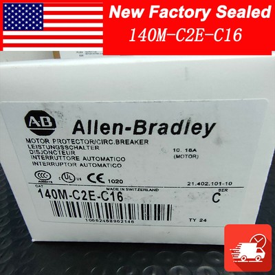 Allen-Bradley 140M-C2E-C16 Standard Magnetic Trip breaker motor AB 140MC2EC16 US