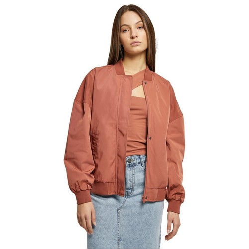 Urban Classics Ladies Recycled Oversized Light Bomber Jacket Women's Novelty - Picture 7 of 45