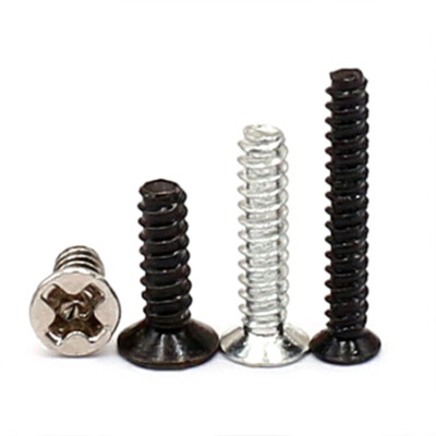 PHILLIPS MACHINE SCREWS COUNTERSUNK FLAT HEAD BOLTS M1.2 - M1.8 Nickel Plating