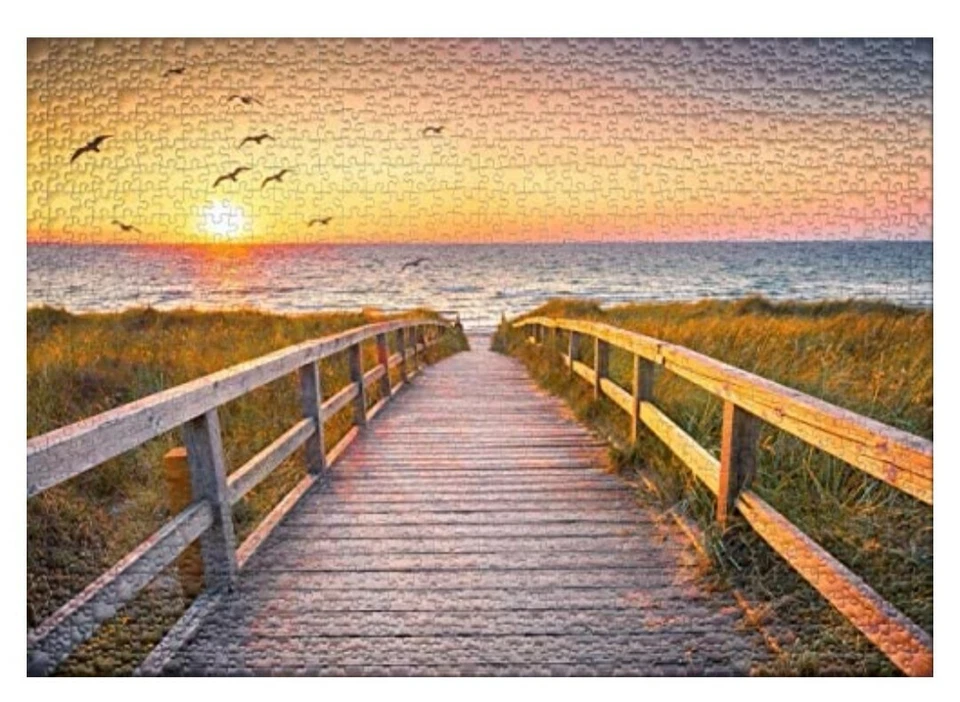 ULMER PUZZLESCHMIEDE 1000 TEILE PUZZLE "Abendstunde auf Sylt" Neu - Bild 2 von 4