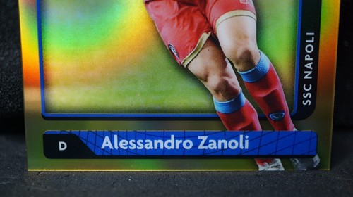 ALESSANDRO ZANOLI 2021-22 Merlin Cromo ORO ATÓMICO Novato SSP #06/50 - Imagen 3 de 6