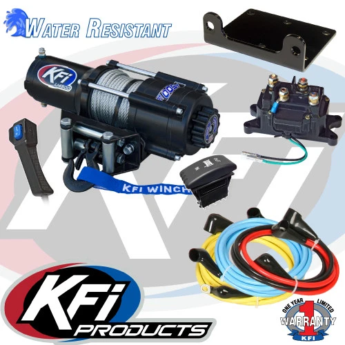 KFI 4500 lb. Kit de montaje de cabrestante '13-'18 POLARIS Ranger 900 tamaño completo Foto 2 de 4