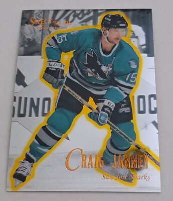 Craig Janney #33 San Jose Sharks Pinnacle 1996 Select 95-96 Certified Edition