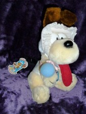 GARFIELD BABYKINS Odie dog plush baby binky pacifier rattle, NWT 11" Dakin 1983