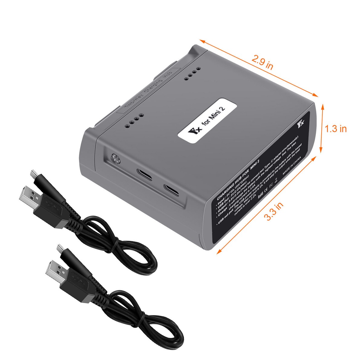 LIMETA 200W Kompatibel mit DJI Air 3/DJI Air 3S Akku-Ladehub - 3-Kanal Paralleles Schnelles USB-Ladegerät - Entladungsunterstützung - Multifunktionales Design Mit LED-Anzeige LIMETA 200W Kompatibel mit DJI Air 3/DJI Air 3S Akku-Ladehub - 3-Kanal Paralleles Schnelles USB-Ladegerät - Entladungsunterstützung - Multifunktionales Design Mit LED-Anzeige