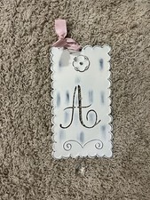 Pottery Barn Kids Hanging Wall Decor Initial  A  