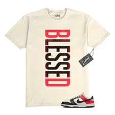 Dunk Bright Crimson Black Toe Pale Ivory Low T Shirt to Match VERTBLS