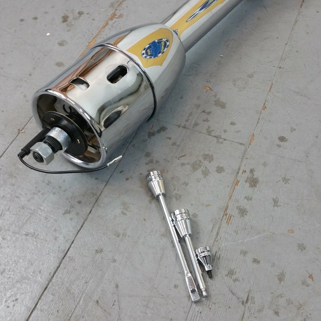 1955 - 1956 Chevrolet Passenger Car Chrome Tilt Steering Column No Key