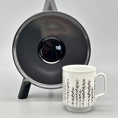 BUY 1-11 ROSENTHAL Polar Blume VARIATIONS Black White DEMITASSE CUP SAUCER SETS - Picture 7 of 20