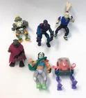 Lot Of 6 Vintage Teenage Mutant Ninja Turtles Figures