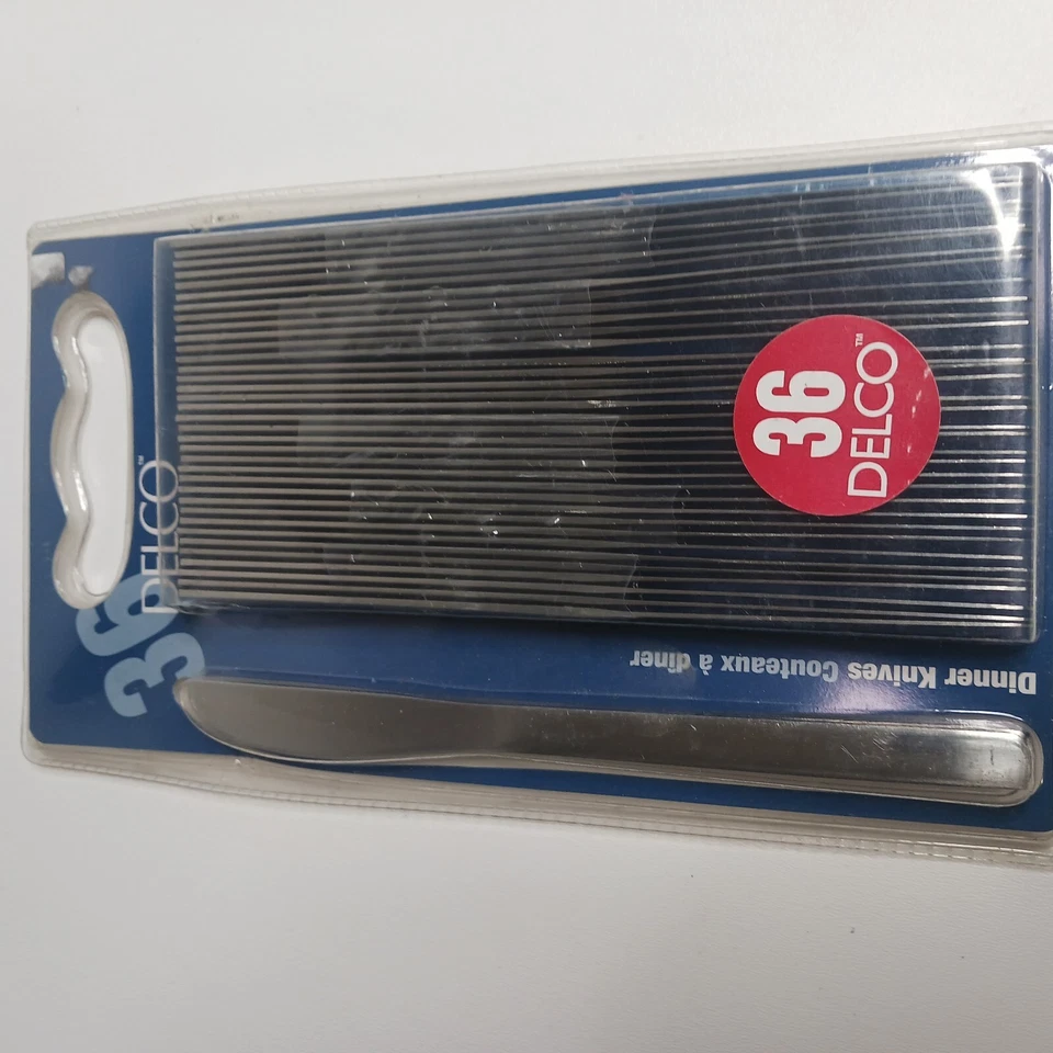 Cuchillos de cena Delco 36 piezas calidad restaurante (Winsor 3) acero inoxidable Foto 2 de 3