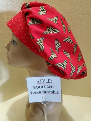 Women's Bouffant Surgical Scrub Hat/Cap 