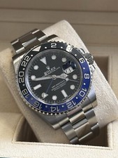 Rolex GMT Master II watch Batman Oyster Stainless Steel Full Set 116710BLNR