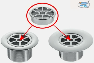 TAPS2TRAPS SHOWER WASTE GRID IN CHROME COVER STWGR-CP STW3 STW4 FITS MCALPINE TRAPS 45mm