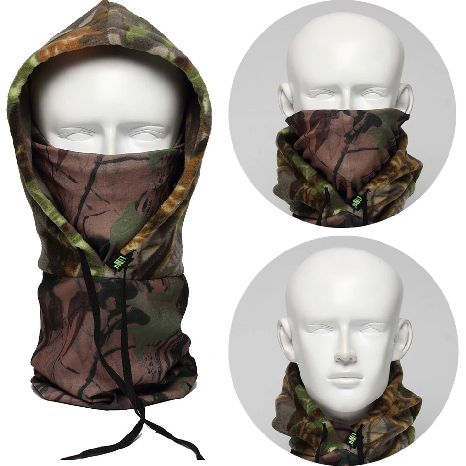 Cold Weather Balaclava Hunting Face Mask Winter Warmer Windproof Ski Face Cover - Image 4 of 4