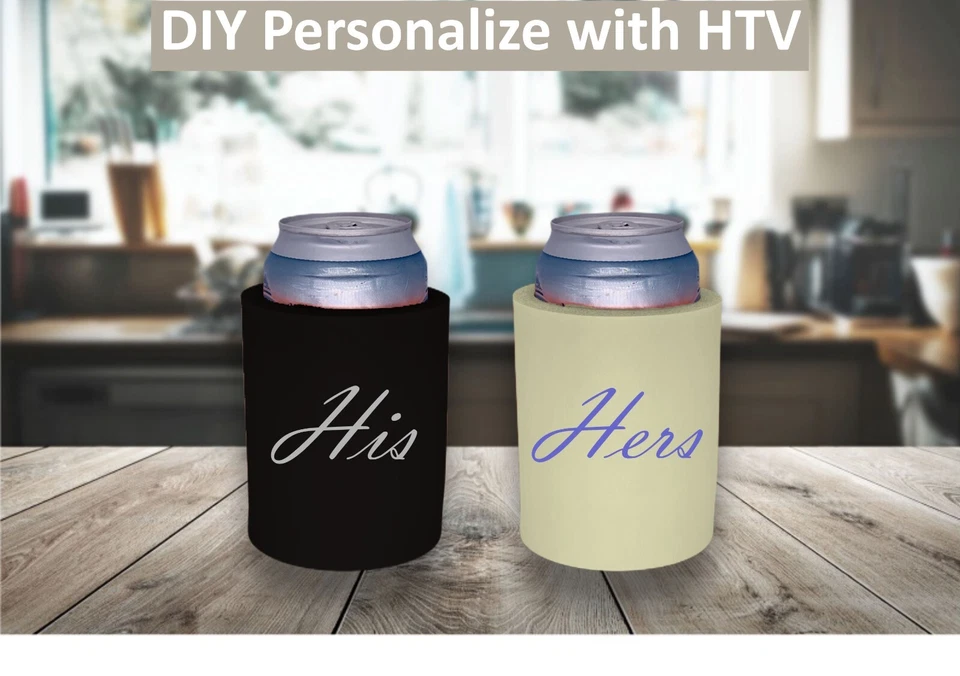 Blank Thick Foam Old School Style Can Coolie: Choose Color and Quantity - Image 3 of 4