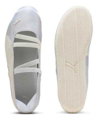 送料関税込み PUMA Speedcat Ballet Satin シルバー PUMA Speedcat Ballet Satin Women's Lifestyle Casual Shoes