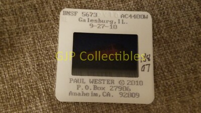 18807 35MM Train Slide ENGINE LOCOMOTIVE RR BNSF 5673 AC4400W