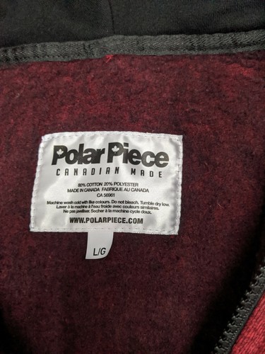 Polar Piece Canadian Made Jumpsuit -Red- Sz Large Used - Picture 4 of 6
