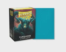 Dragon Shield: 100ct Standard Size Matte Turquoise Sleeves