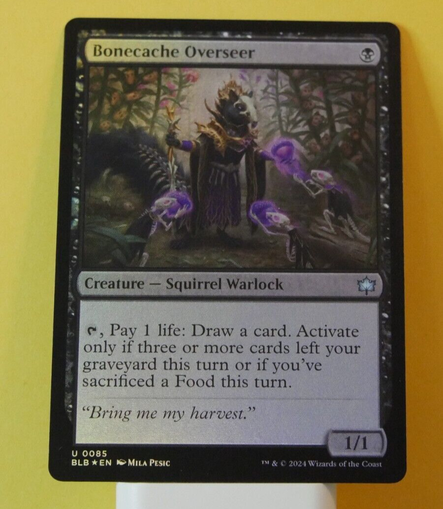 MTG BLB: Bonecache Overseer Uncommon Foil 0085 Bloomburrow