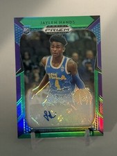 Jaylen Hands 2019-20 Panini Prizm Draft Picks #56 RC Auto Green Prizm /149  B955