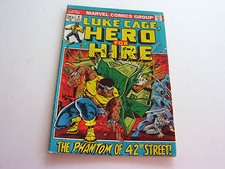 LUKE CAGE, HERO FOR HIRE COMIC #4  DECEMBER 1972  NICE READER COPY  GOOD+