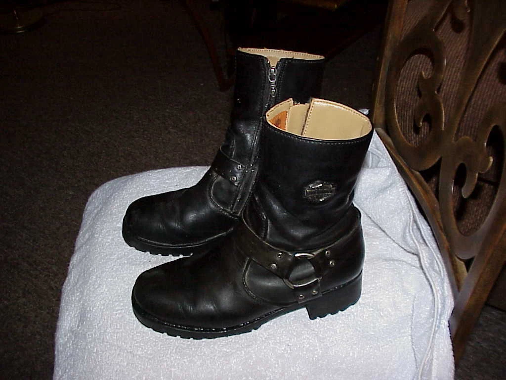 HARLEY DAVIDSON BOOTS LADIES WOMENS SIZE 7 1 2 eBay