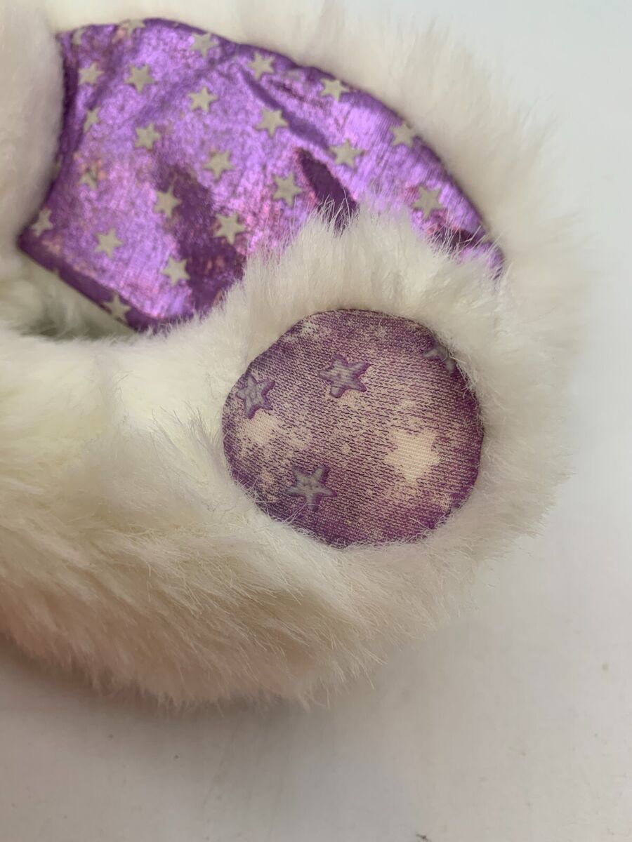 Vintage 1992 Applause Magic Glow Friends White Purple Puppy Vintage 1992 Applause Magic Glow Friends White Purple Puppy