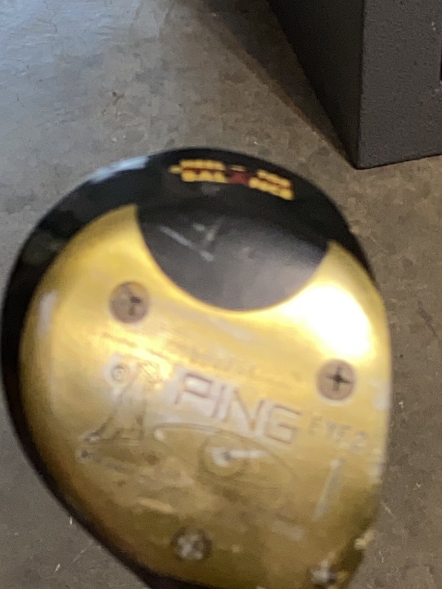 Driver Ping Eye 2 #1 Bois Black Dot – Tige Acier – Droitier – Vintage USA