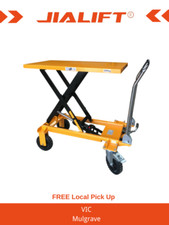 200KG Hydraulic Scissor Lift Table, Lift Height 750mm 