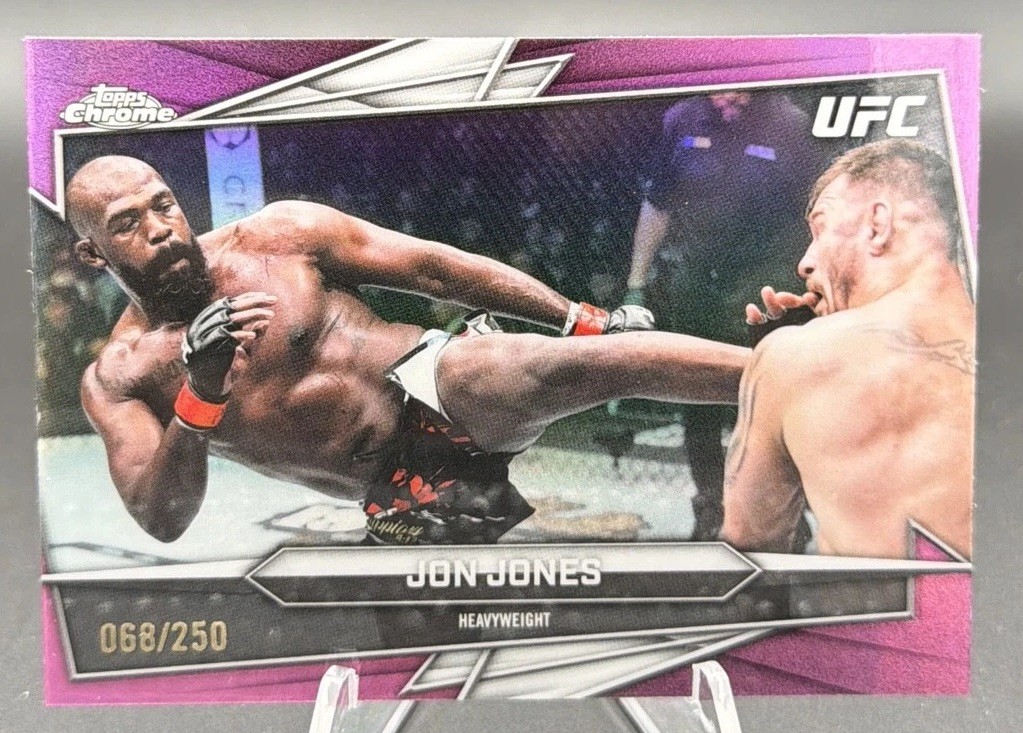 2026 Topps Chrome UFC - Jon Jones #36 Pink Refractor /250