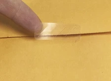 InStockLabels Ultra-Clear Seal Stickers, 500 Tamper Resistant Labels, Adhesiv...