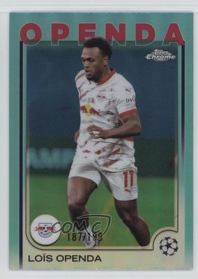 2024 Chrome UEFA Club Competitions Aqua Refractor /199 Lois Openda Loïs #20 1fm1