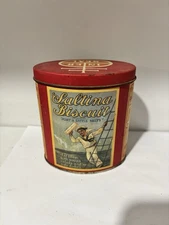 1992 Saltina Tin Nabisco Bristol Ware Vintage Kitchen Canister Decor
