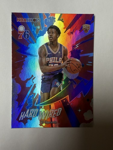2026 Topps NBA Hoops VJ Edgecombe Hard-Wired RC Insert HW-23 76ers
