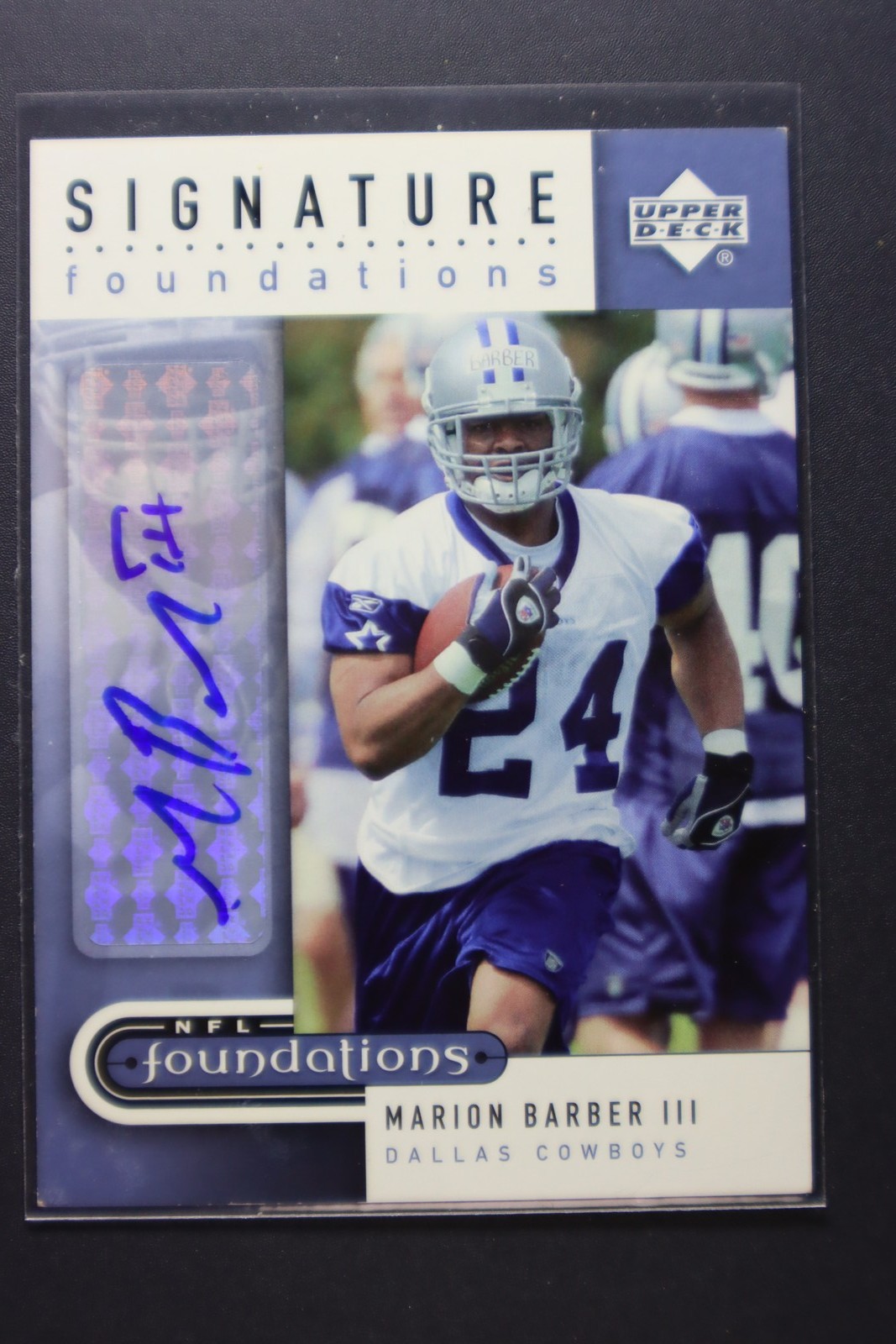 Marion Barber III Upper Deck Foundations Signature Foundations #SFBA Base