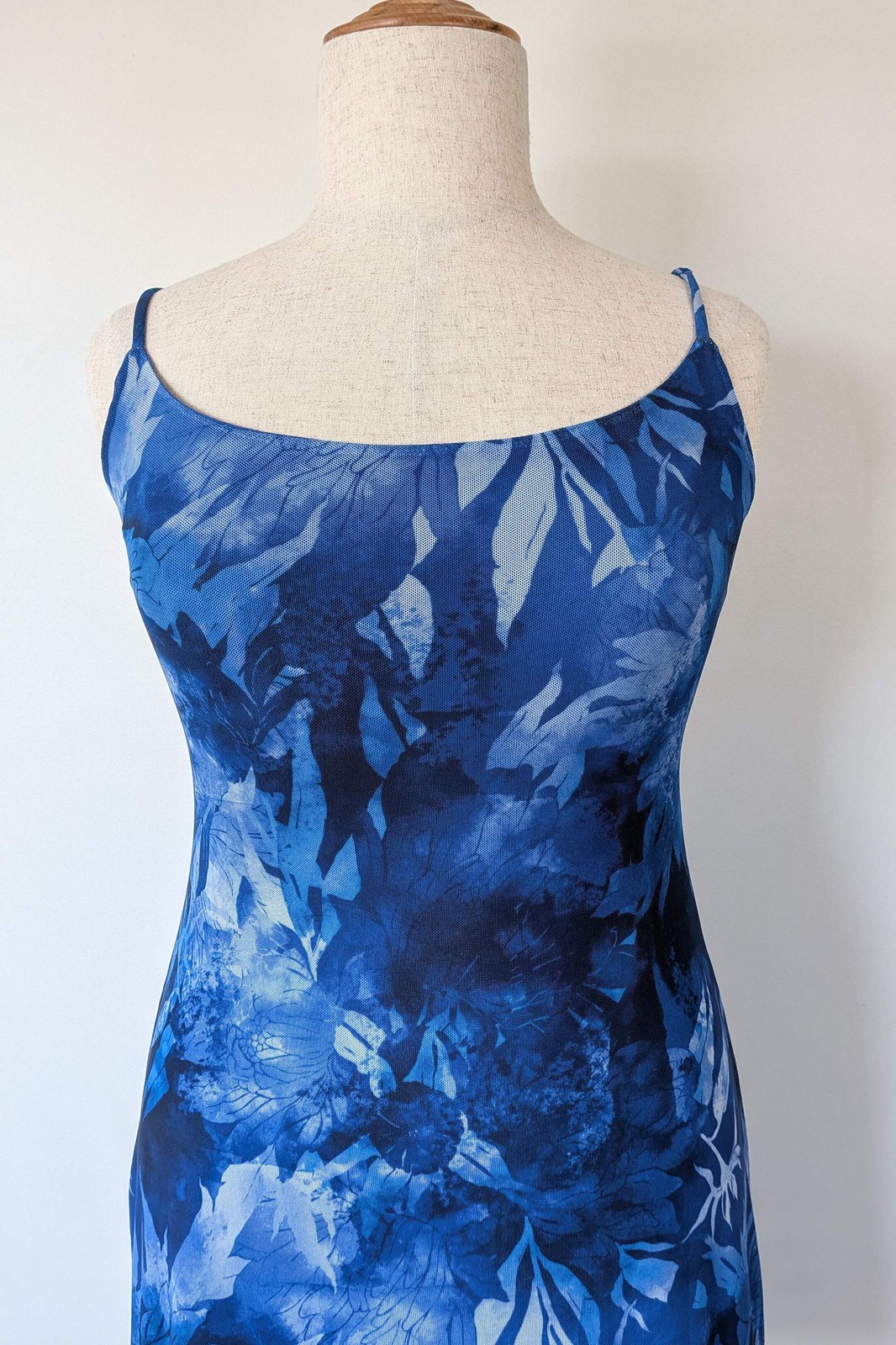 Luck & Trouble Lovesick Recycled Mesh Dress in Blue Sz 16/18 BNWT RRP $70 90s image 3