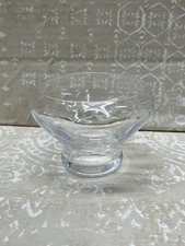 Small Glass Candy Dish Pattern Clear Glass