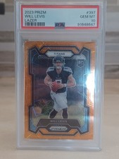 2023 Prizm Will Levis Orange Lazer Prizm PSA 10 Gem Mint #397 RC Rookie Titans