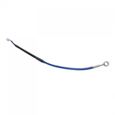 Tusk Rear Motorcycle Steel Braided Brake Line Standard Length Blue T-DB211-R-B