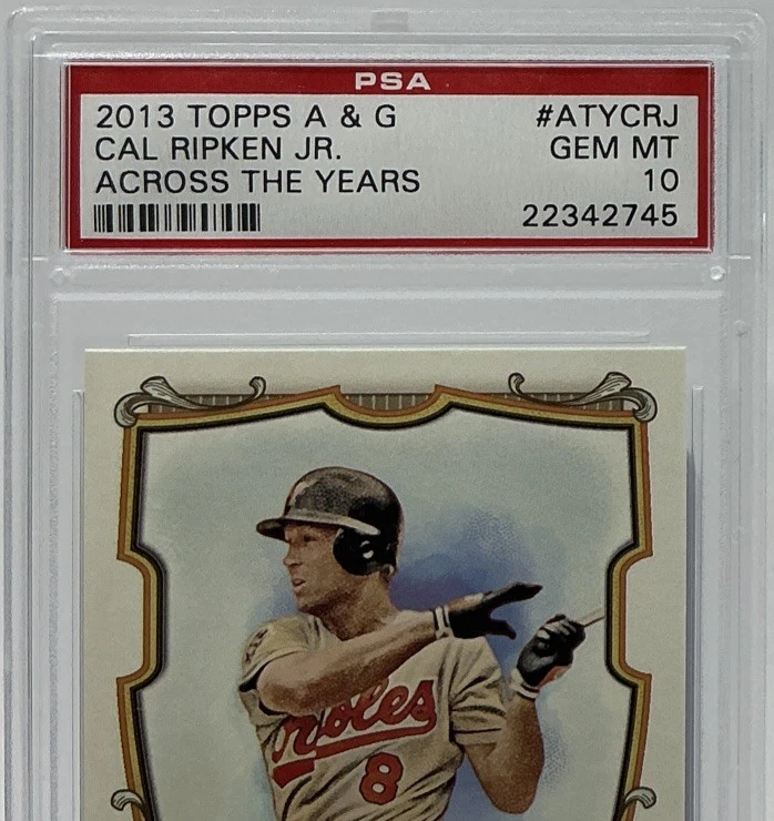 Cal Ripken Jr. PSA 10 -2013 Topps Allen & Ginter ‘Across the Years’ Portrait - Image 2 of 4
