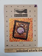 Birds of a Feather FAT CAT Halloween Counted Cross Stitch Pattern HOL301 BOAF