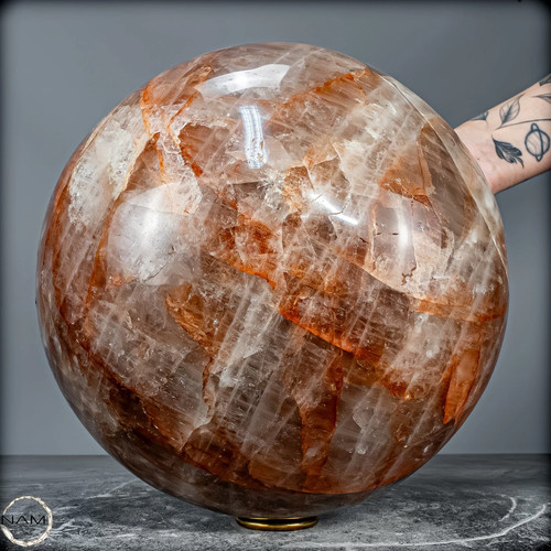 Natürliche Roter Quarz (Hematoit) Kristall-Kugel – 19014,86g