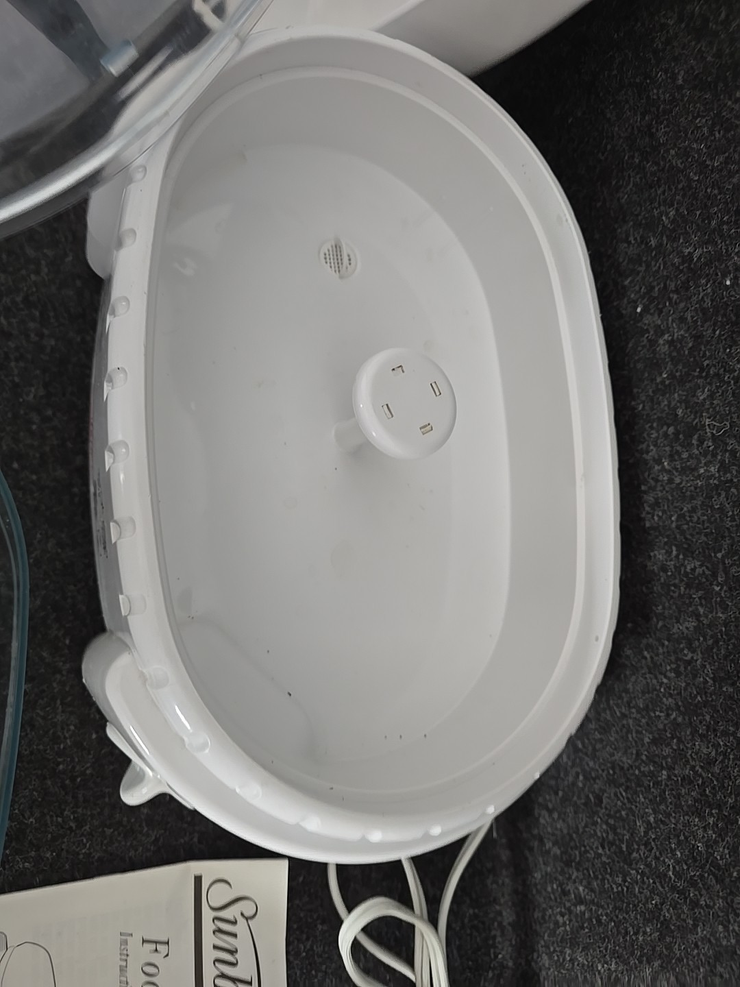 Sunbeam Instant Steam Food and Veggie Steamer Model 4710 White Tested Healthy